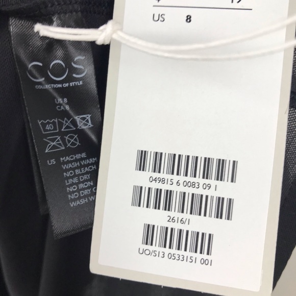 COS Seamless Slip Dress Black - Picture 6 of 6